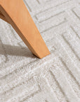 Aspen 155 Krem Yuvarlak Modern Yumuşak Mimimalist Halı