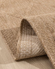 Giza 728 Kahve Hasır Dokulu Modern Sisal Halı