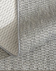 Giza 727 Gri Hasır Dokulu Modern Sisal Halı