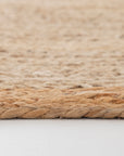 Svara 013 Gri Natural Jüt El Dokuması Doğal Halı
