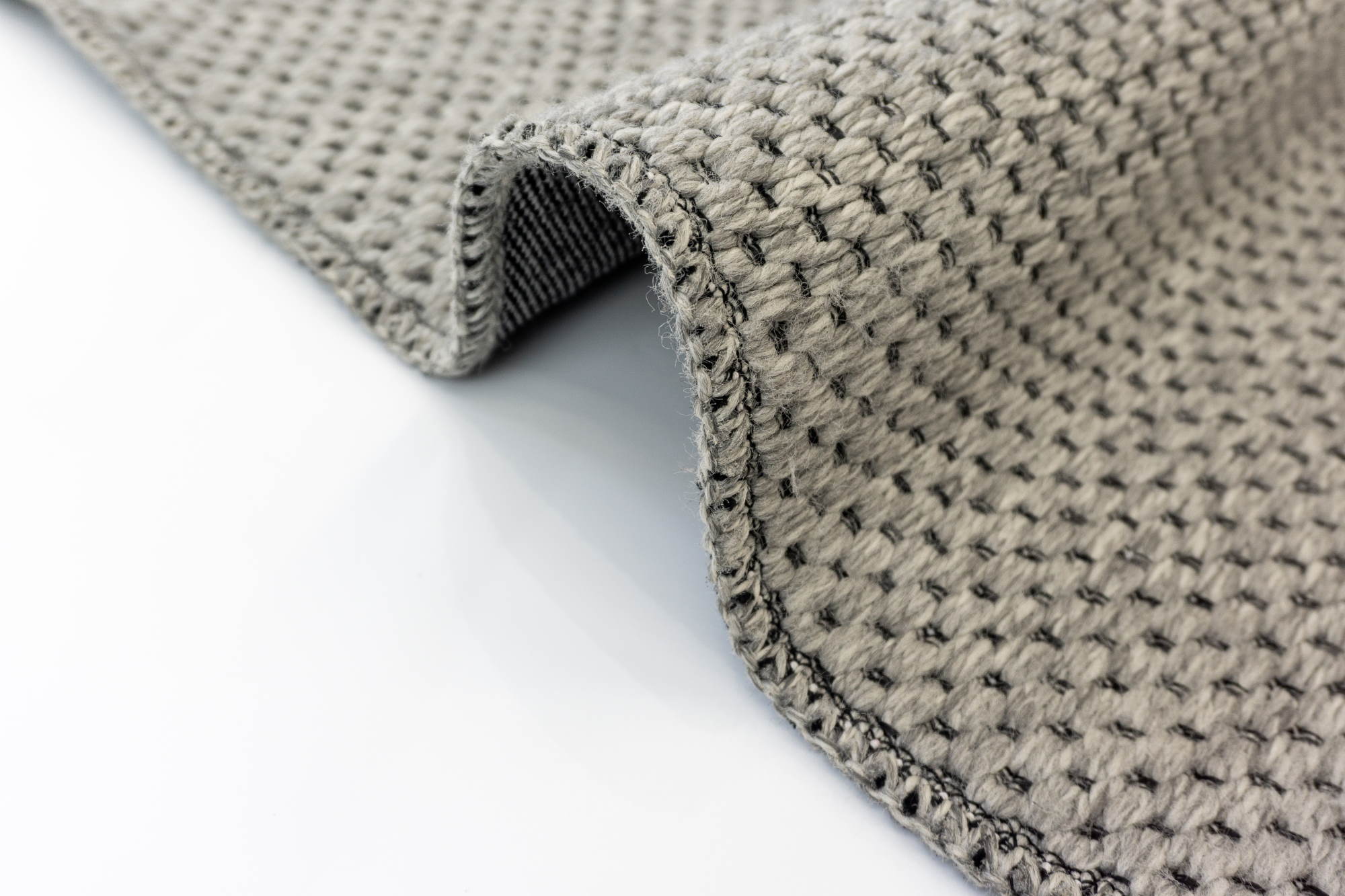 Bali 051 Gri Doğal Pamuk Yumuşak Yıkanabilir Halı