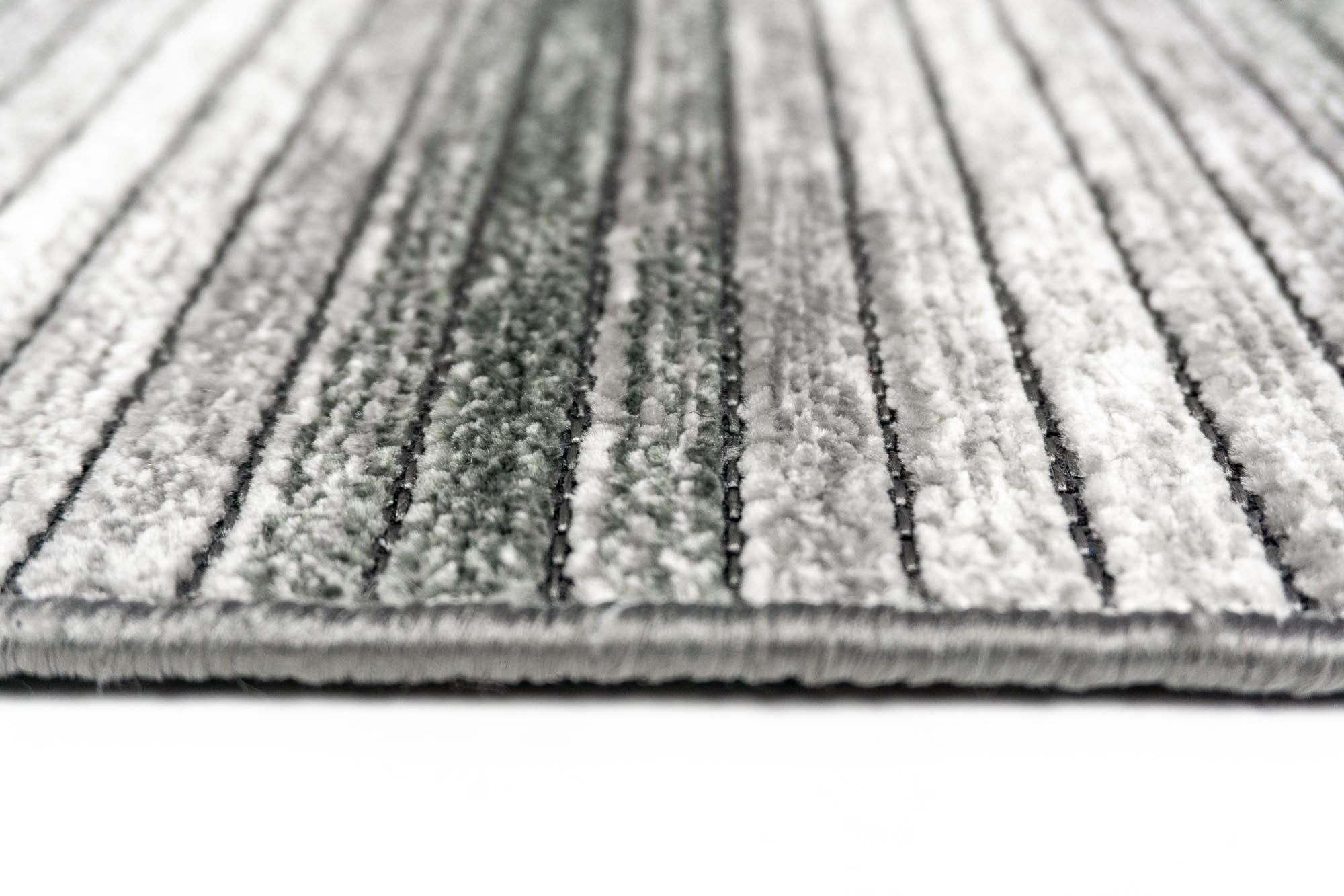 Elya 621 Gri Makinede Yıkanabilir Kaymaz Taban Kilim Halı