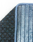 Elya 621 Mavi Makinede Yıkanabilir Kaymaz Taban Kilim Halı