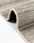 Elya 621 Vizon Makinede Yıkanabilir Kaymaz Taban Kilim Halı