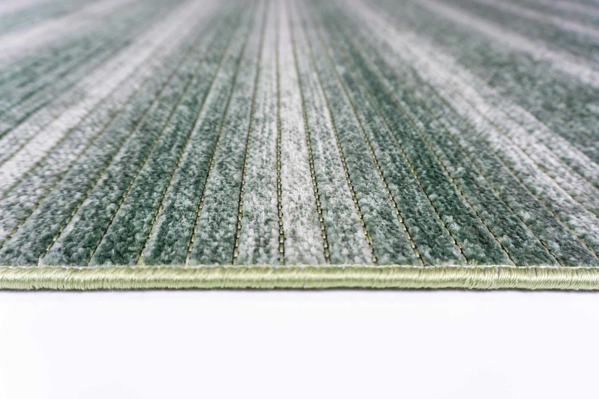 Elya 621 Yeşil Makinede Yıkanabilir Kaymaz Taban Kilim Halı