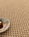 Giza 723 Kahve Hasır Dokulu Modern Sisal Kesme Halı