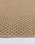 Giza 723 Kahve Hasır Dokulu Modern Sisal Kesme Halı