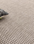 Giza 724 Gri Hasır Dokulu Modern Sisal Kesme Halı