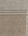 Giza 724 Gri Hasır Dokulu Modern Sisal Kesme Halı