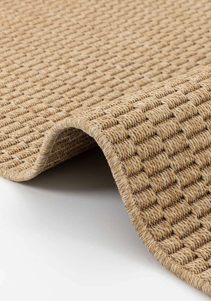 Giza 724 Kahve Hasır Dokulu Modern Sisal Kesme Halı