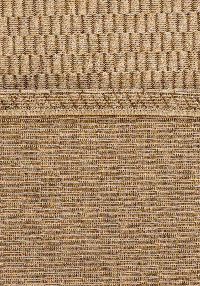 Giza 724 Kahve Hasır Dokulu Modern Sisal Kesme Halı