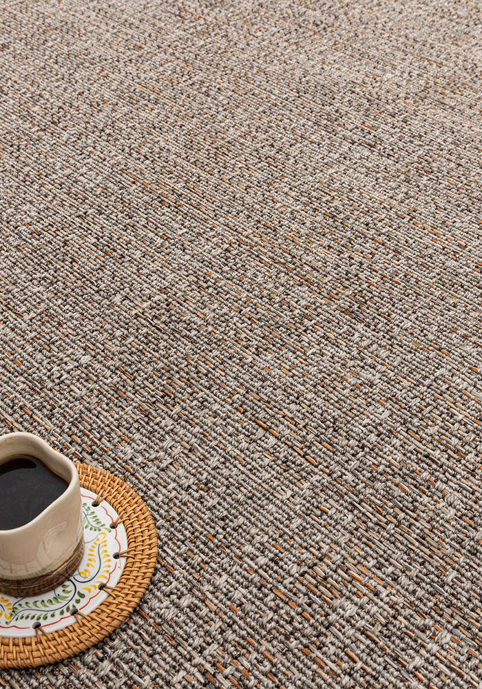 Giza 726 Multi Gri Hasır Dokulu Modern Sisal Kesme Halı