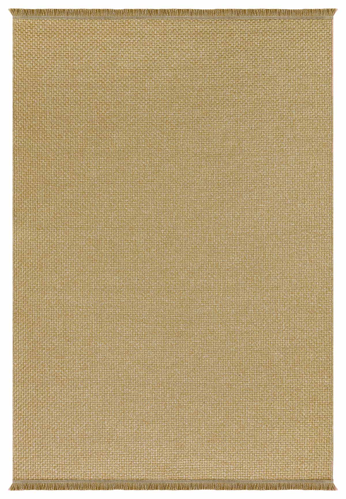 Liva 321 Gold Makinede Yıkanabilir Kaymaz Taban Hasır Sisal Kesme Halı