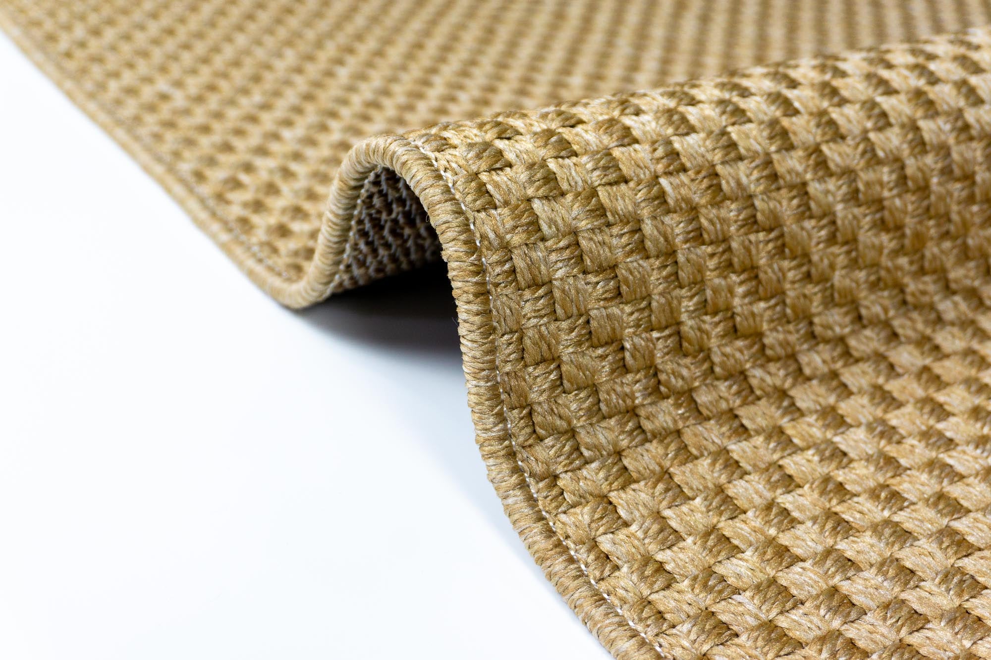 Liva 321 Gold Makinede Yıkanabilir Kaymaz Taban Hasır Sisal Kesme Halı