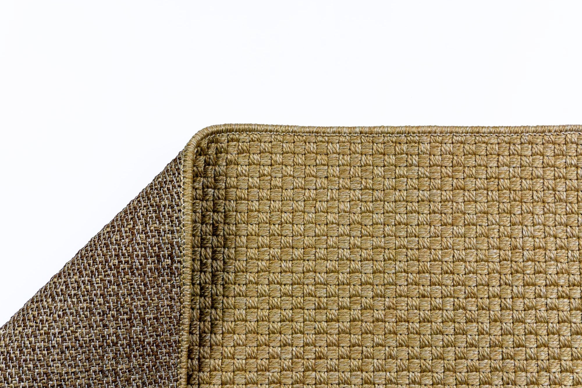 Liva 321 Gold Makinede Yıkanabilir Kaymaz Taban Hasır Sisal Kesme Halı