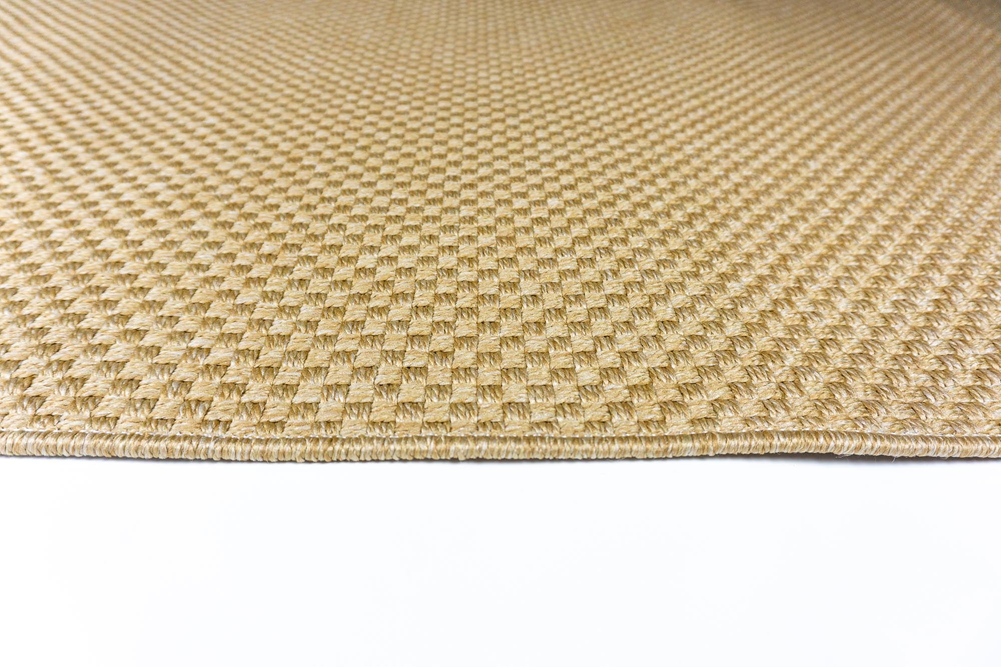 Liva 321 Gold Makinede Yıkanabilir Kaymaz Taban Hasır Sisal Kesme Halı