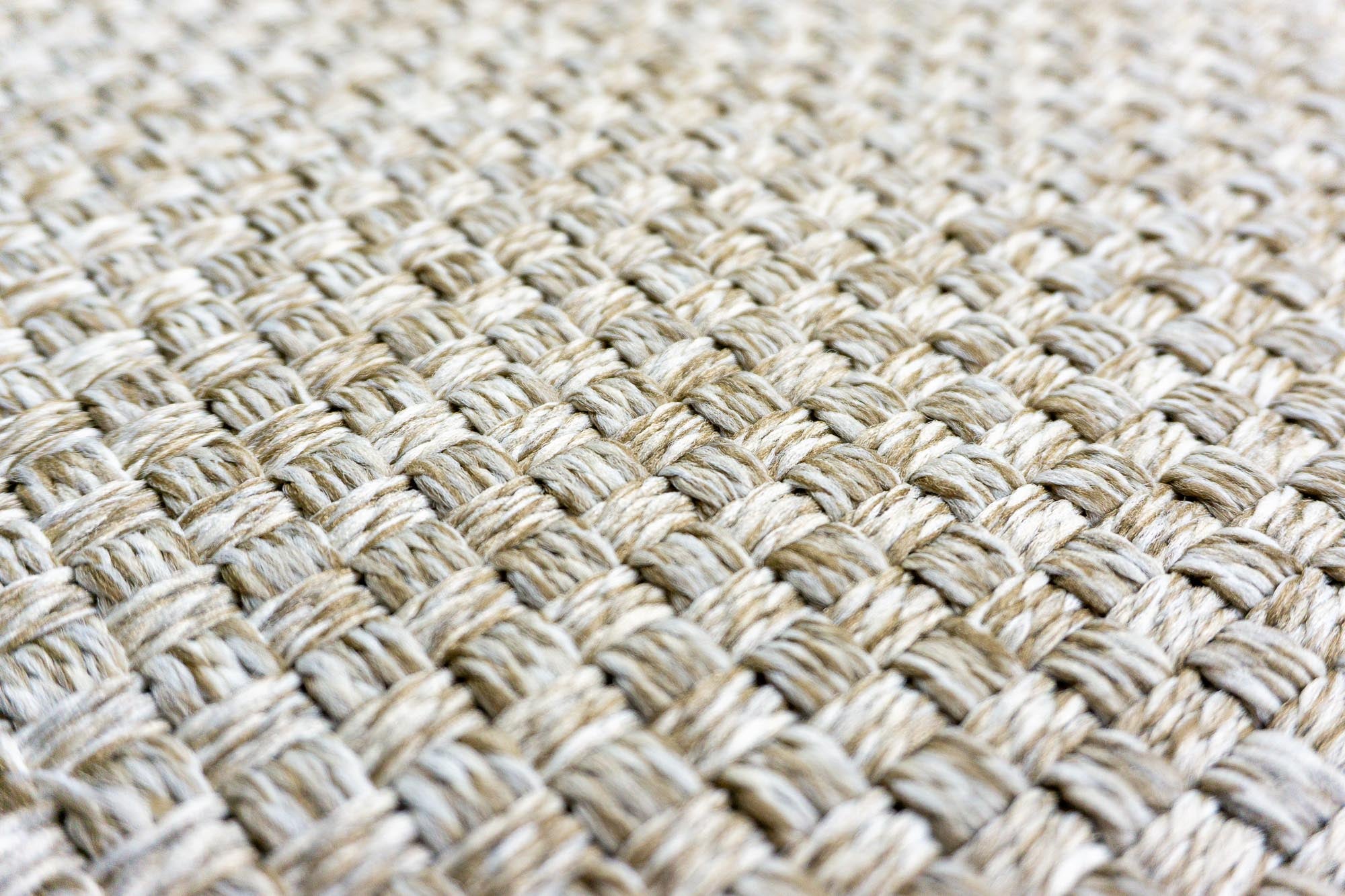 Liva 321 Vizon Makinede Yıkanabilir Kaymaz Taban Hasır Sisal Kesme Halı