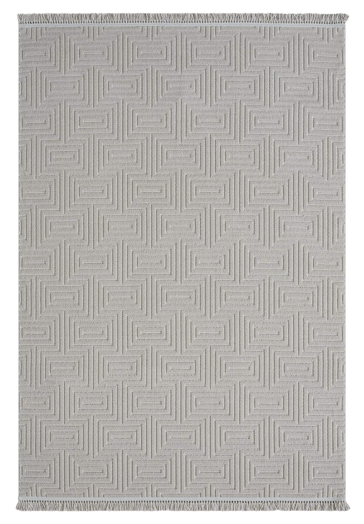 Lizbon 844 Gri Modern Kesme Salon Halısı