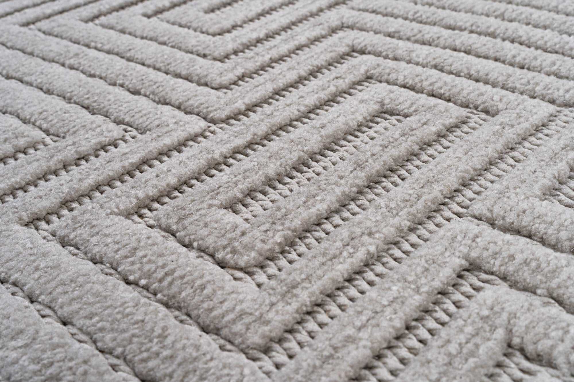 Lizbon 844 Gri Modern Kesme Salon Halısı