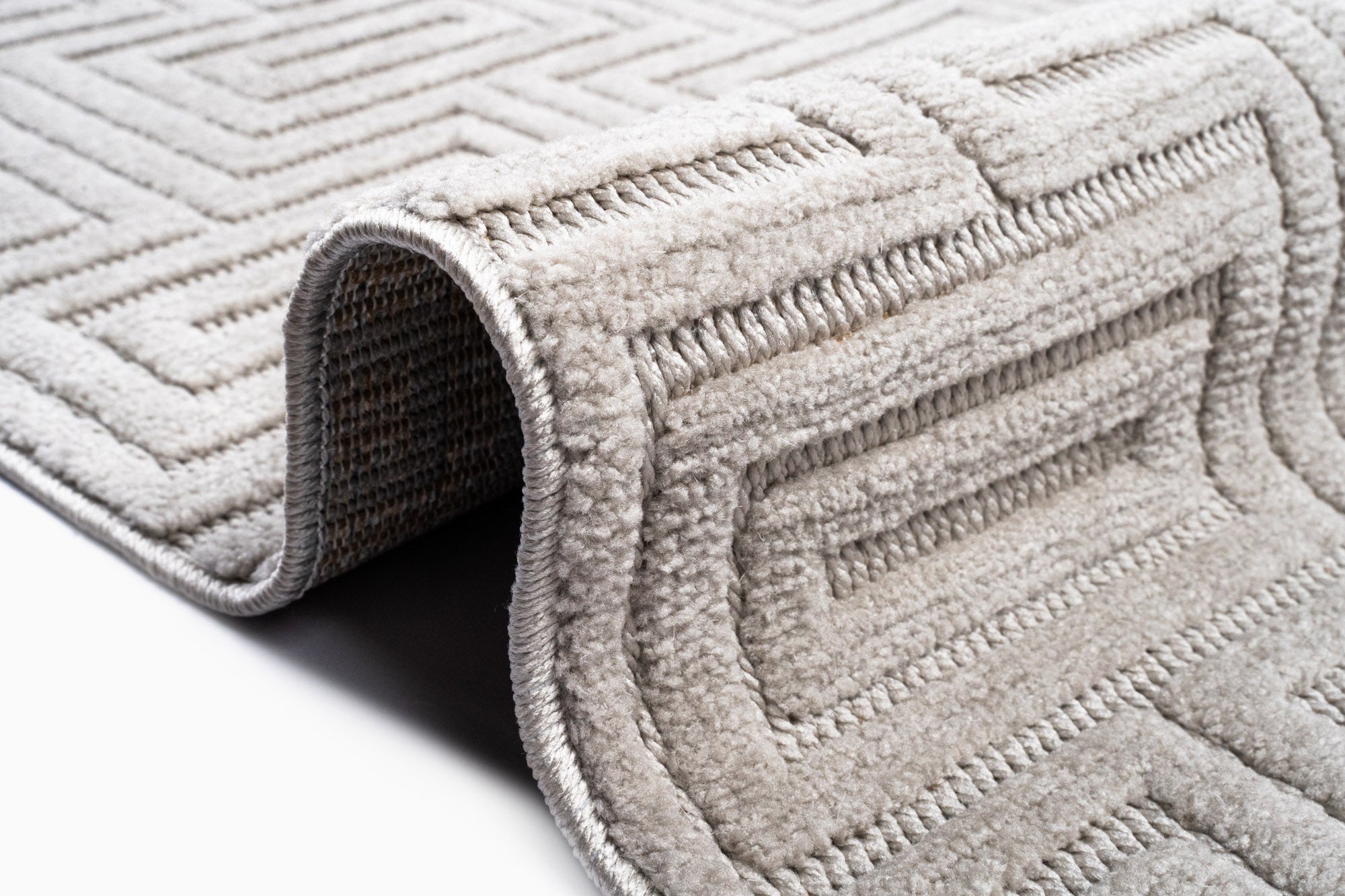 Lizbon 844 Gri Modern Kesme Salon Halısı