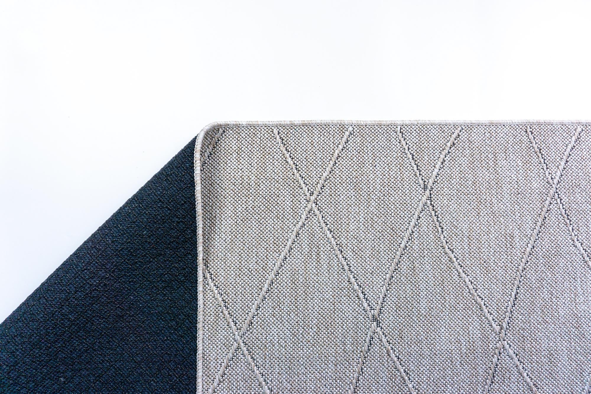 Mila 421 Bej Makinede Yıkanabilir Kaymaz Taban Kilim Halı