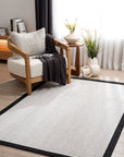 Santorini Soft 125 Gri Siyah Yumuşak Sisal Halı