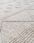Nepal 422 Gri Modern Sisal Kesme Halı