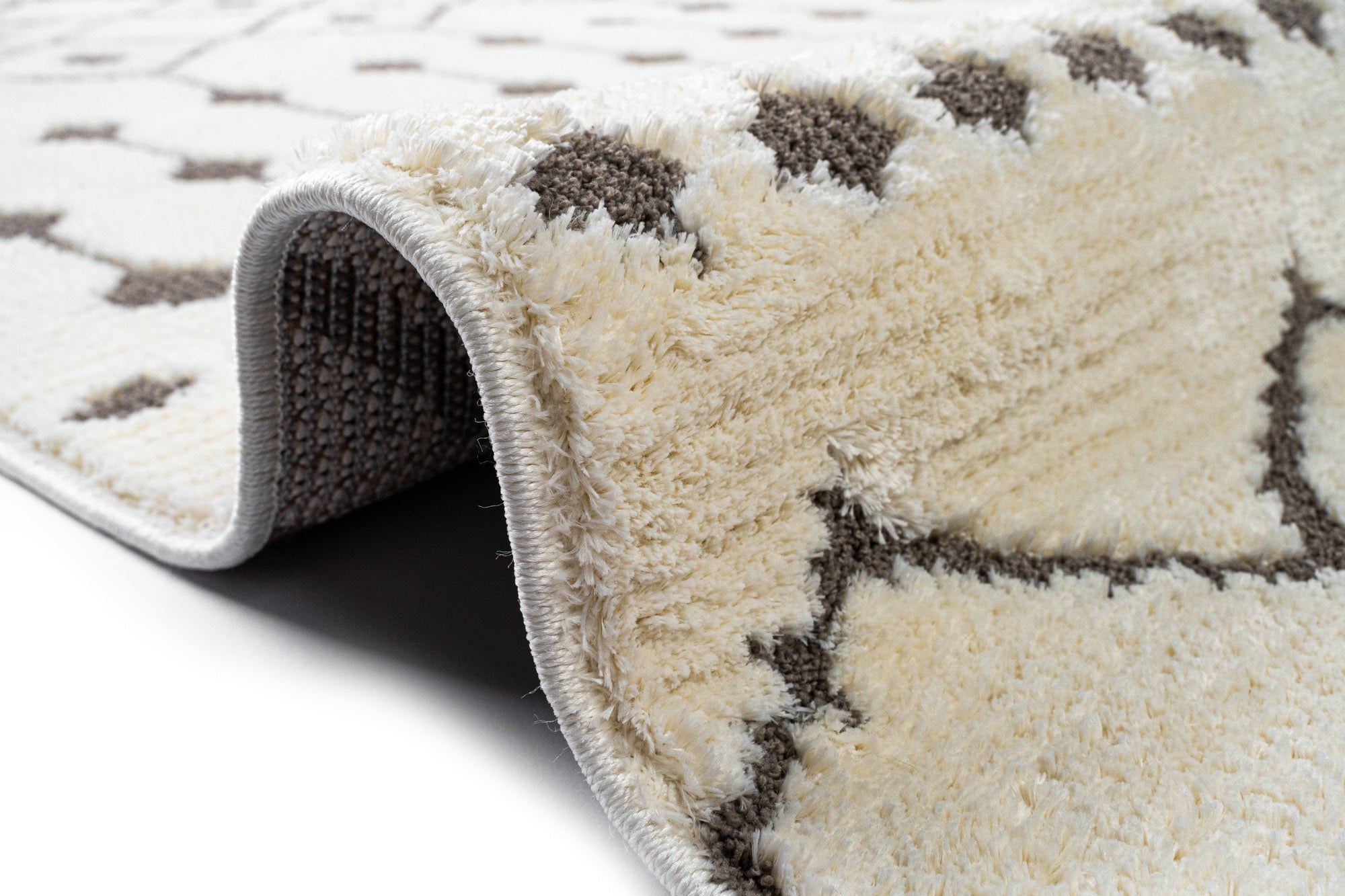 Oslo 535 Krem Bej İskandinav Kesme Salon ve Mutfak Halısı