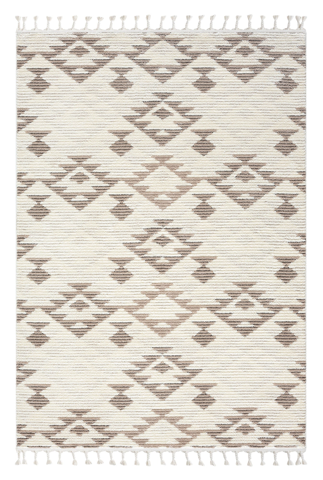 Oslo 536 Bej İskandinav Kesme Salon ve Mutfak Halısı