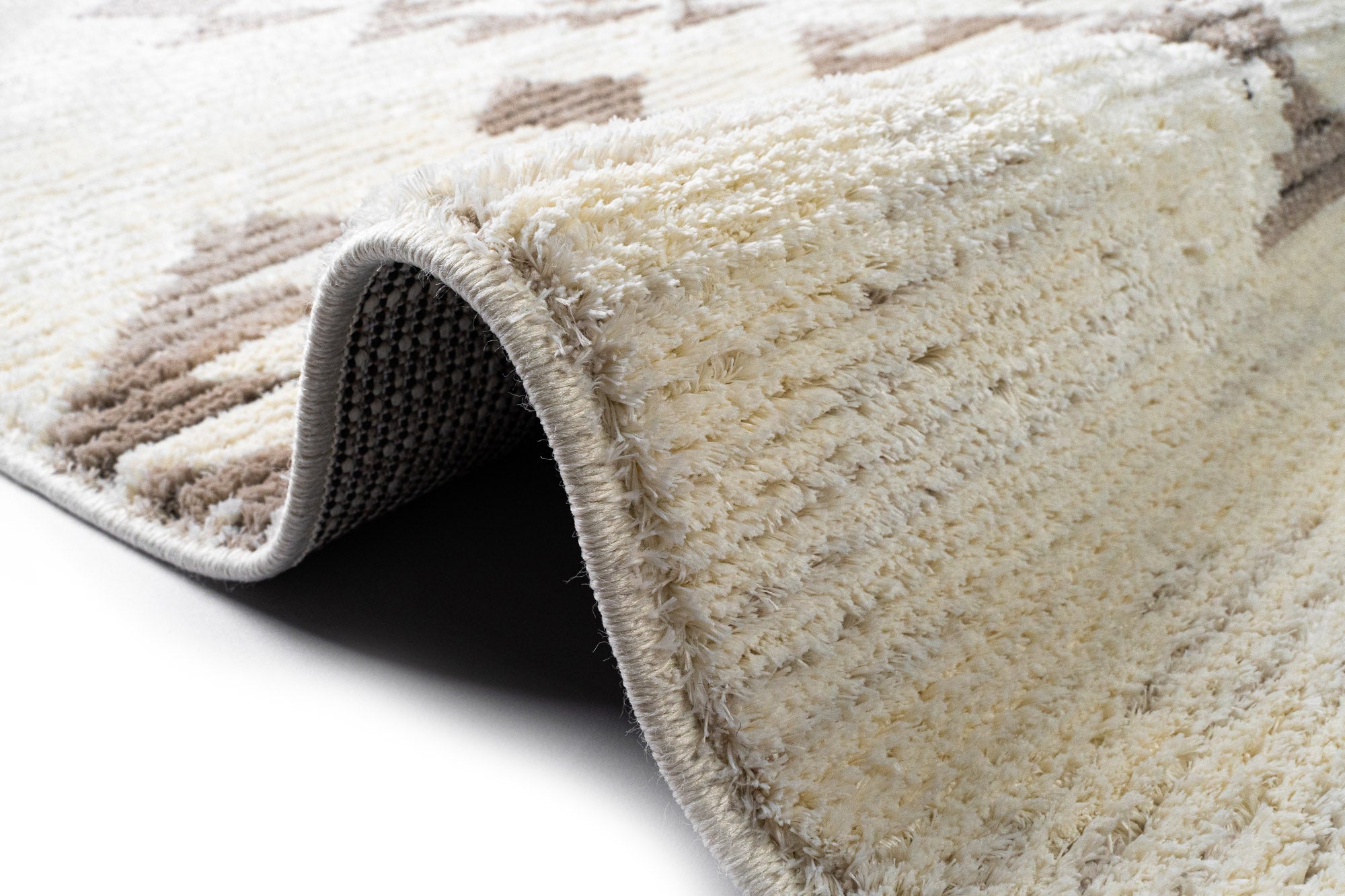 Oslo 536 Bej İskandinav Kesme Salon ve Mutfak Halısı