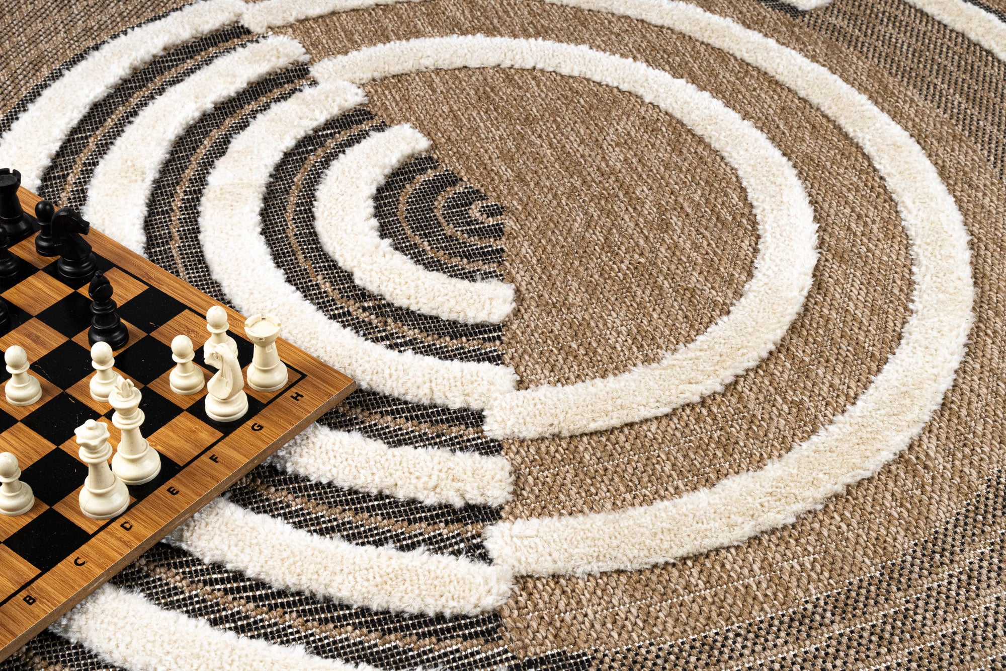 Sahra 229 Siyah Oval Yuvarlak Antre ve Mutfak Halısı