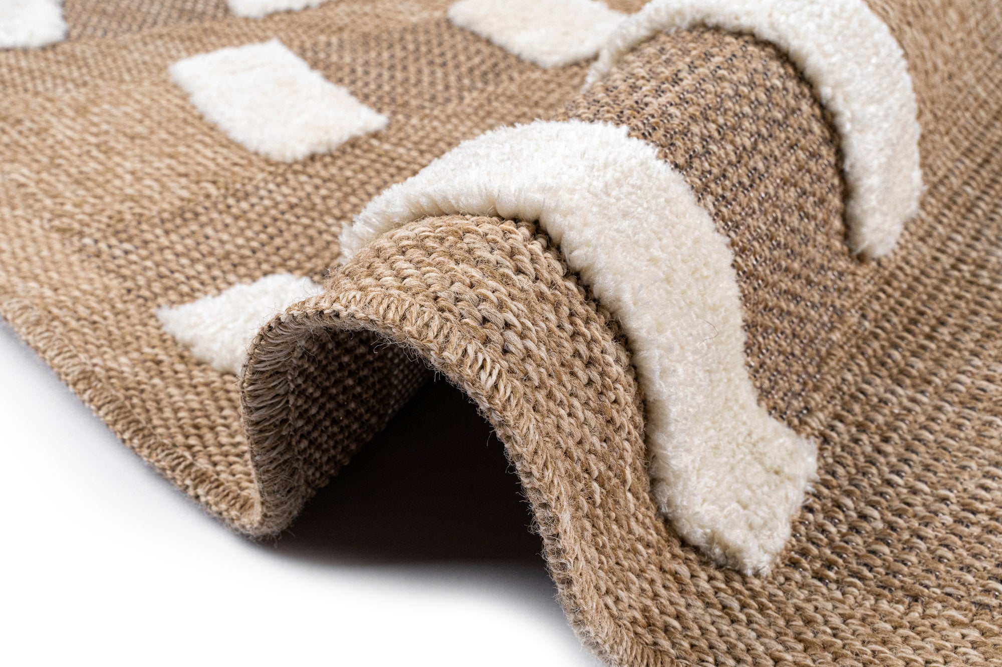 Sahra 232 Kahve Oval Yuvarlak Antre ve Mutfak Halısı