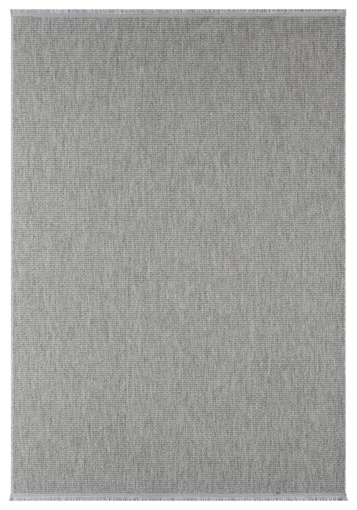 Santorini 114 Gri Hasır Görünümlü Sisal Kesme Halı