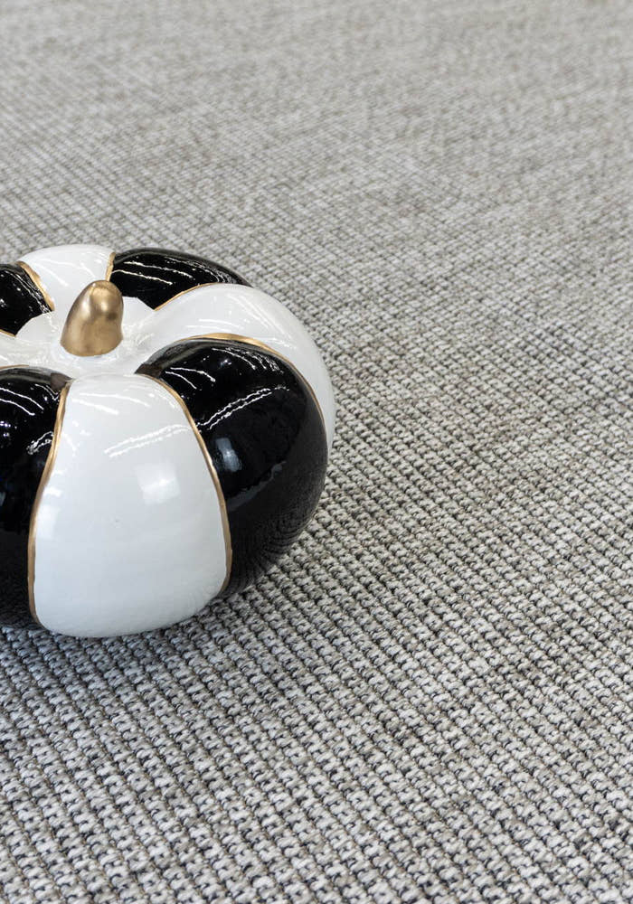 Santorini 114 Gri Hasır Görünümlü Sisal Kesme Halı