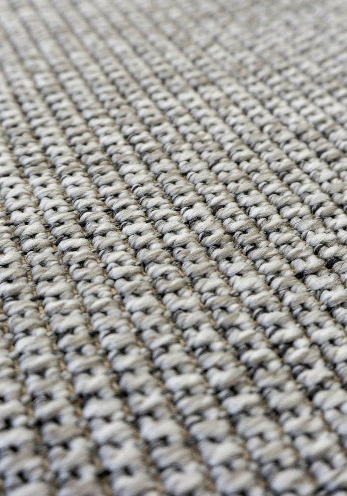 Santorini 114 Gri Hasır Görünümlü Sisal Kesme Halı