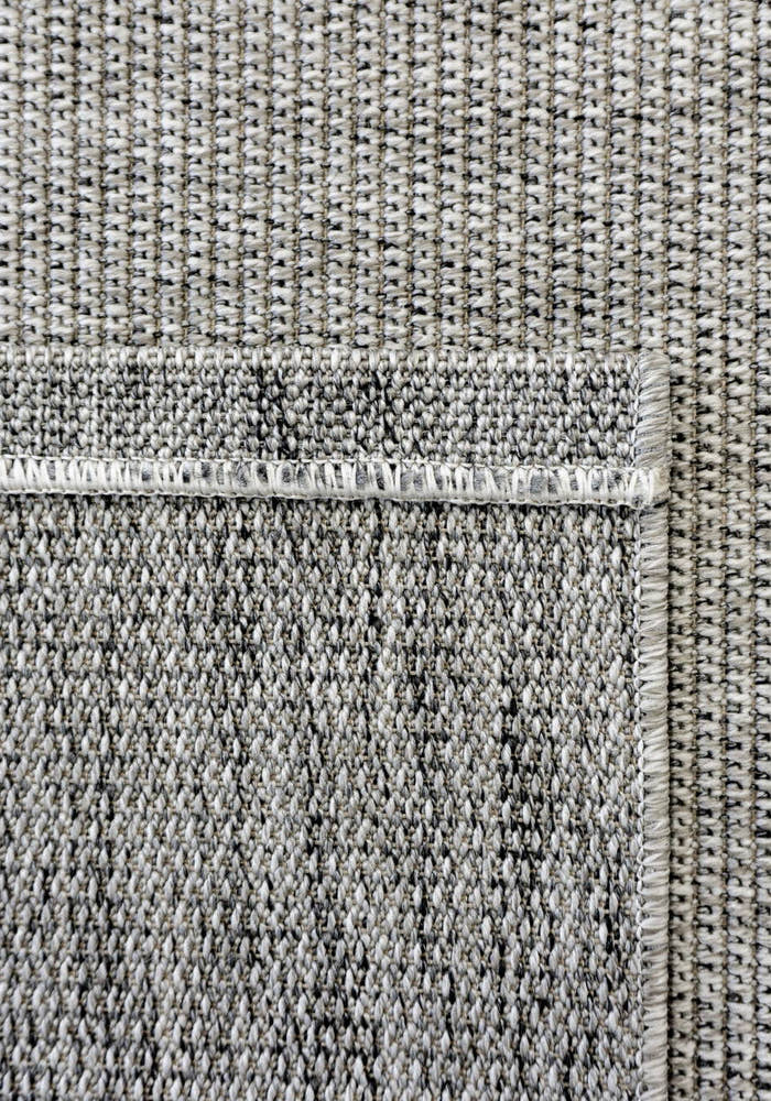 Santorini 114 Gri Hasır Görünümlü Sisal Kesme Halı