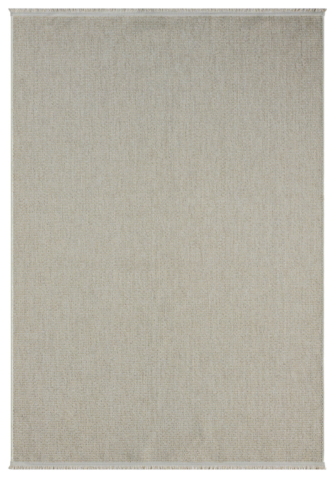 Santorini 114 Krem Hasır Görünümlü Sisal Kesme Halı