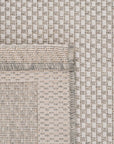 Santorini 120 Ekru Antrasit Bordür Desenli Sisal Halı