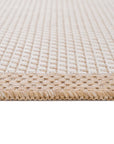 Santorini 120 Ekru Kahve Bordür Desenli Sisal Halı