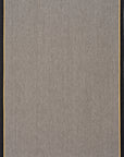 Verona 125 Gri Sisal Halı Siyah Sarı Çift Bordürlü
