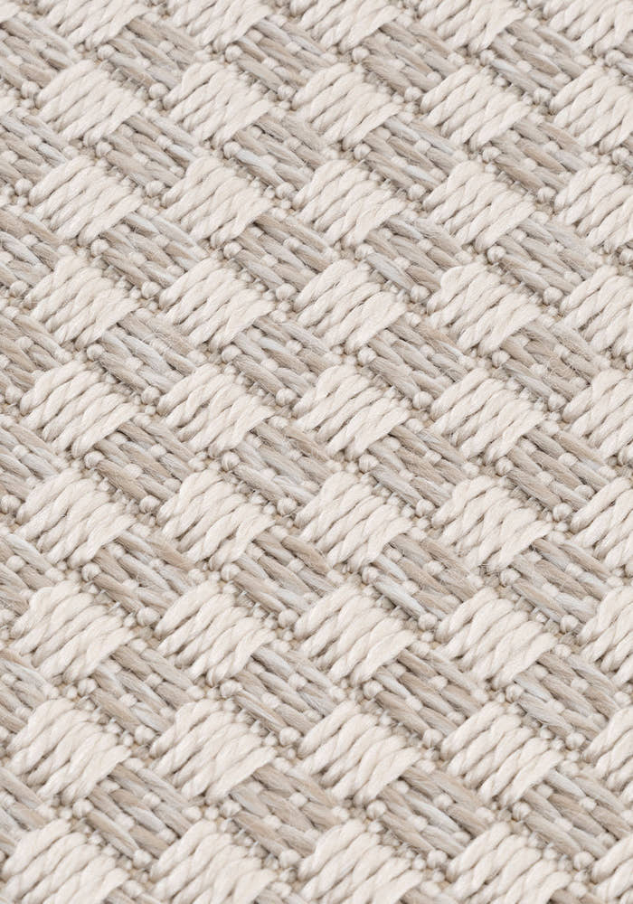 Verona 134 Krem Sisal Halı Krem Bordürlü