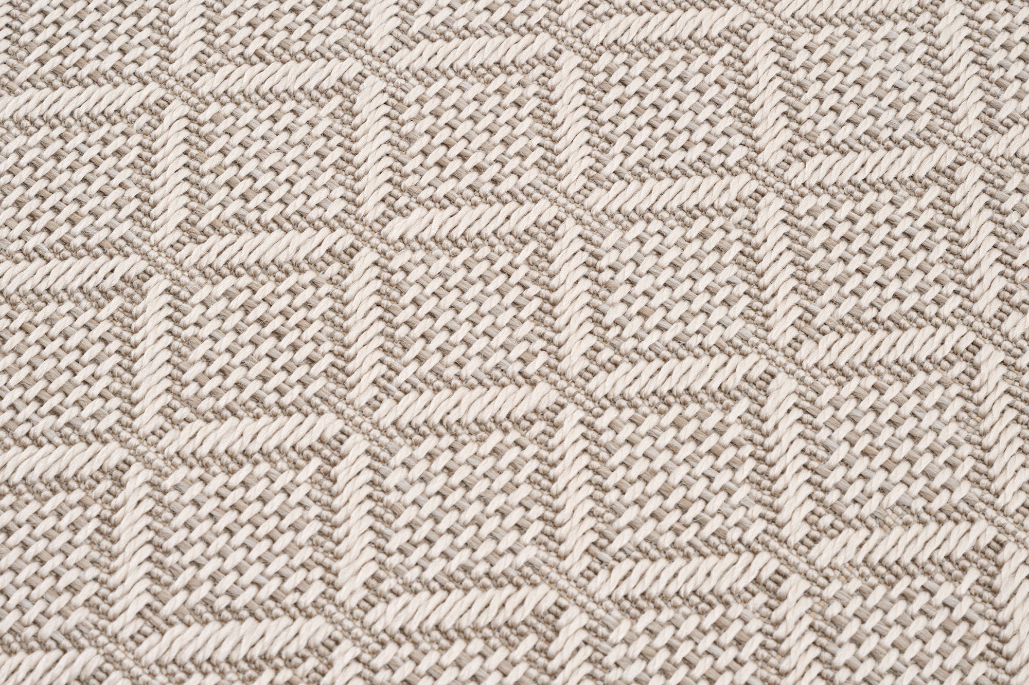 Verona 141 Krem Sisal Halı Krem Bordürlü