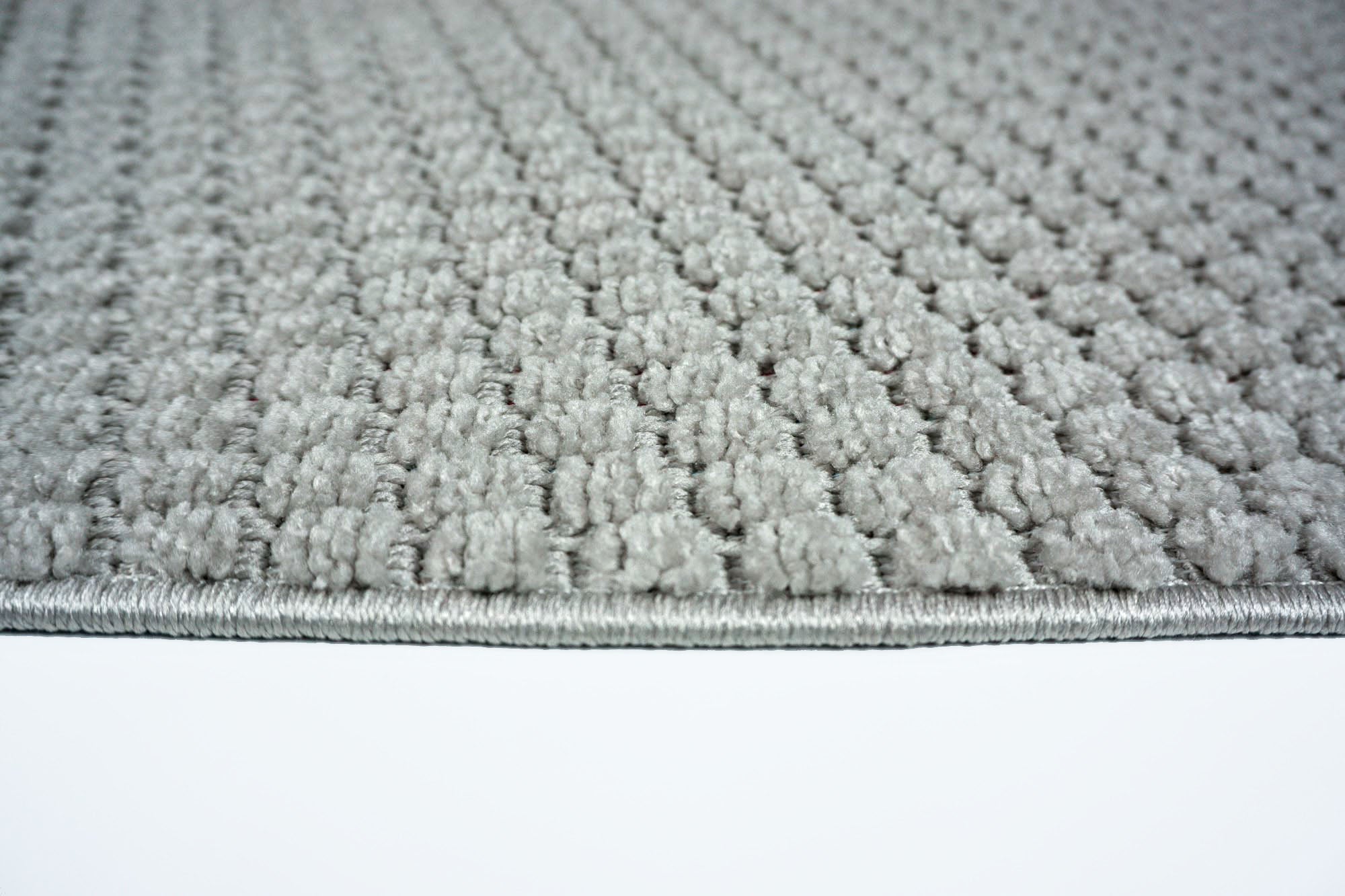 Zena 722 Gri Kaymaz Tabanlı Bohem Şönil Halı