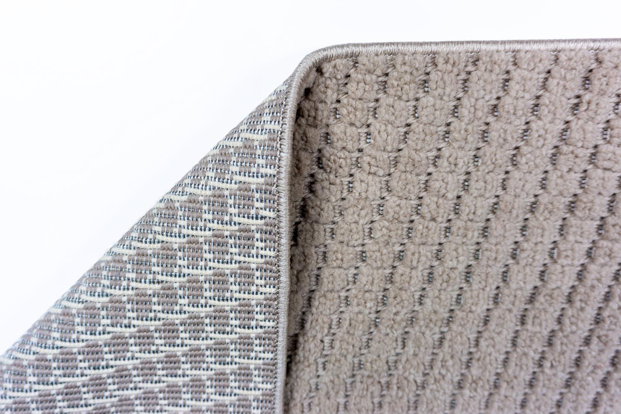 Zena 722 Vizon Kaymaz Tabanlı Bohem Şönil Halı