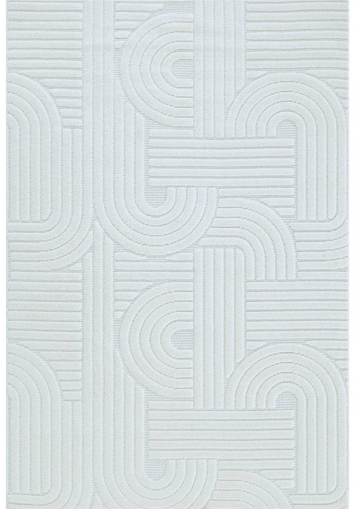 Zena 723 Krem Yumuşak Tuşeli Pamuk Tabanlı Bohem Şönil Halı