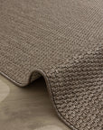 Giza 727 Kahve Hasır Dokulu Modern Sisal Halı