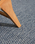 Giza 727 Mavi Hasır Dokulu Modern Sisal Halı