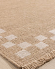 Giza 729 Kahve Krem Hasır Dokulu Modern Sisal Halı