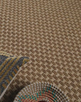 Giza 723 Kahve Hasır Dokulu Modern Sisal Kesme Halı