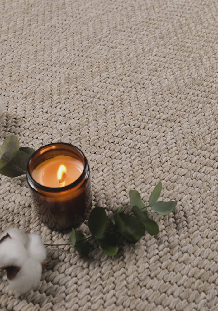 Santorini 116 Bej Hasır Görünümlü Sisal Halı